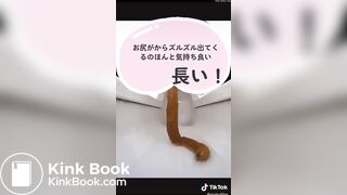 Japanese Women Stomach Stuffing Fart & Pooping