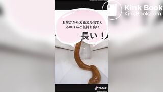 Japanese Women Stomach Stuffing Fart & Pooping