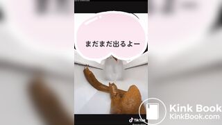 Japanese Women Stomach Stuffing Fart & Pooping