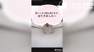 Japanese Women Stomach Stuffing Fart & Pooping