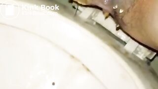 Asian woman having a shit - video 2