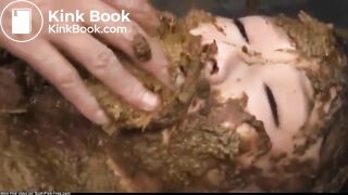 Japanese caked in scat