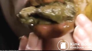 Japanese caked in scat