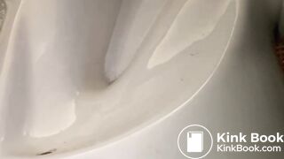Pooping toilet Girl YT 5, Short but very urgent poo