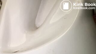 Pooping toilet Girl YT 5, Short but very urgent poo