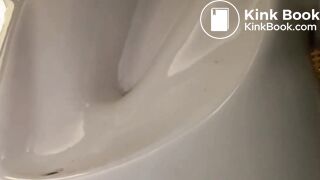 Pooping toilet Girl YT 5, Short but very urgent poo