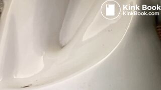 Pooping toilet Girl YT 5, Short but very urgent poo