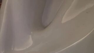 Pooping toilet girl YT 1, Hefty morning poo plops