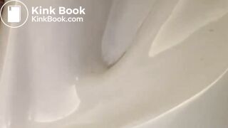 Pooping toilet girl YT 1, Hefty morning poo plops