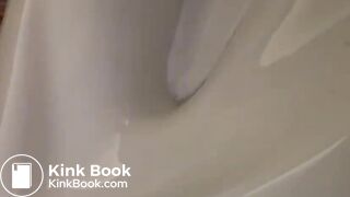 Pooping toilet girl YT 1, Hefty morning poo plops