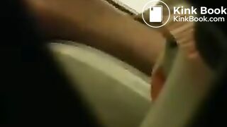 Step sister spy pooping