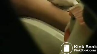 Step sister spy pooping