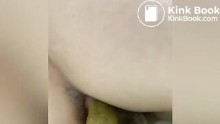 arab lady pooping big loads