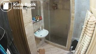 Woman pooping in Toilet 199