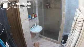 Woman pooping in Toilet 199