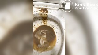 girl diarrhea selfie - video 5