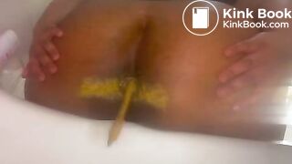 Ebony shitty ass spread