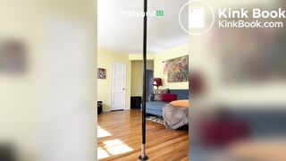 Stripper shit while poledancing PART 2 (HOTTER)