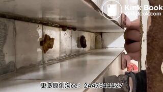 The girl defecated heavily in the toilet 23 - video 2