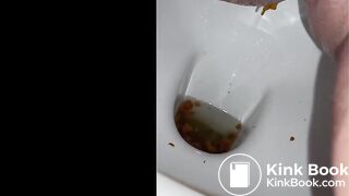 Sloppy public toilet poos