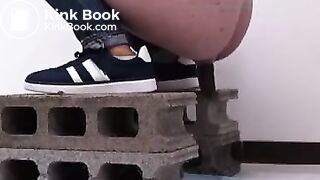 Woman Pooping Angle 2