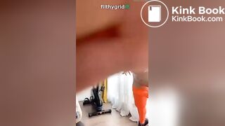 She shits while working out