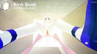 Catgirl shitting on tiny