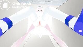 Catgirl shitting on tiny