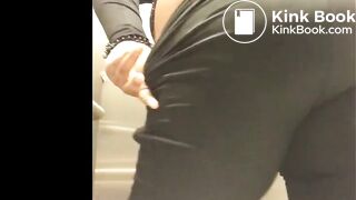 fat black shitting several times with her big ass