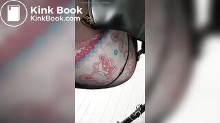 Girl makes yet another big mess in her diaper