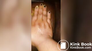 Fisting shitty ebony ass -2