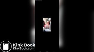 Girl releases big turd in the toilet. Huge log