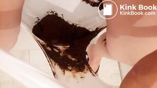 Huge Solid Panty Poop