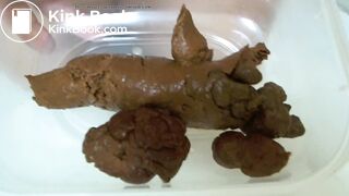 Big ass blonde milf pooping big