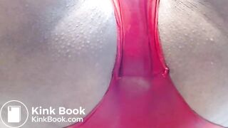 mature latina red panty pooping - OC