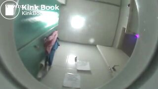 Brazilian woman poop in sink and her toilet