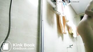 Chinese girl taking an enema Part 1.