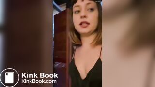 Sexy girl shitting soft dump on toilet - video 2