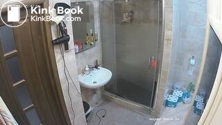 Woman pooping in Toilet 183