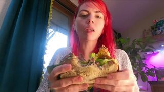 after eating, she had gas and a desire to poop