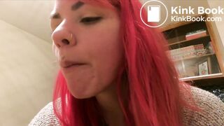 after eating, she had gas and a desire to poop