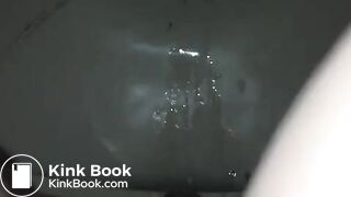 Pooping between legs