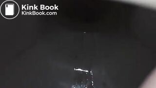 Pooping between legs