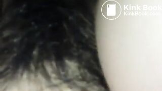 Pooping between legs