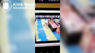 Girl poops herself in a store