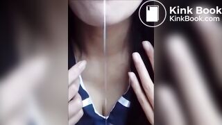 Chinese girl vore fish and shit out （scat warning）