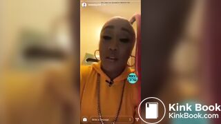 Black girls explodes toilet