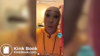 Black girls explodes toilet