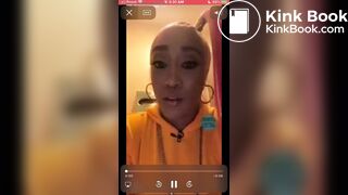 Black girls explodes toilet