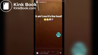 Black girls explodes toilet